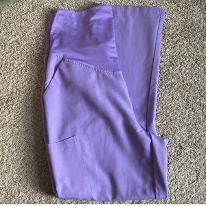 Mandala maternity scrub pants